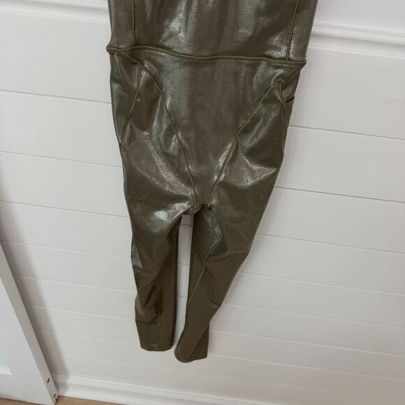 Women’s Adidas Ivy Park Beyoncé V Neck Metallic Cat Suit Size Small - Picture 4 of 12